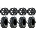 thumbnail image 1 of Raceline Hostage 14" Black Wheels 29.5" Terminator Tires Kawasaki Mule Pro FXT, 1 of 4