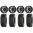 thumbnail image 1 of Raceline Hostage 14" Black Wheels 30" BDC Tires Sportsman RZR Ranger, 1 of 4