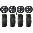 thumbnail image 1 of Raceline Hostage 14" Wheels Black 28" RC500 Tires Polaris RZR XP 1000 / PRO XP / Ranger XP 900/1000, 1 of 4