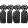 thumbnail image 1 of Raceline Krank 14" Black Wheels 26" Reptile Tires Polaris RZR XP 1000 / PRO XP / Ranger XP 900/1000, 1 of 4