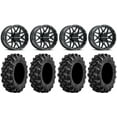 thumbnail image 1 of Raceline Krank 14" Black Wheels 27" Buck Snort Tires Can-Am Commander Maverick Renegade Outlander Defender, 1 of 5