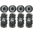 thumbnail image 1 of Raceline Krank 14" Black Wheels 27" Moto MTC Tires Polaris RZR XP 1000 / PRO XP / Ranger XP 900/1000, 1 of 4