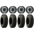 thumbnail image 1 of Raceline Krank 14" Black Wheels 30" BFG KM3 Tires Can-Am Maverick X3 / Honda Pioneer 1000 / Talon, 1 of 4