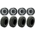 thumbnail image 1 of Raceline Krank 14" Black Wheels 30" Crawler XR Tires Polaris RZR XP 1000 / PRO XP / Ranger XP 900/1000, 1 of 4