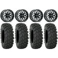 thumbnail image 1 of Raceline Krank 14" Black Wheels 30" XTR370 Tires Sportsman RZR Ranger, 1 of 4