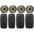 thumbnail image 1 of Raceline Krank 14" Bronze Wheels 26" Reptile Tires Can-Am Commander Maverick Renegade Outlander Defender, 1 of 4