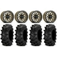 thumbnail image 1 of Raceline Krank 14" Bronze Wheels 27" Cryptid Tires Sportsman RZR Ranger, 1 of 4