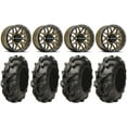 thumbnail image 1 of Raceline Krank 14" Bronze Wheels 27" Mega Mayhem Tires Sportsman RZR Ranger, 1 of 5