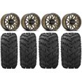 thumbnail image 1 of Raceline Krank 14" Bronze Wheels 27" Reptile Tires Kawasaki Mule Pro FXT, 1 of 4
