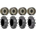 thumbnail image 1 of Raceline Krank 14" Bronze Wheels 28" BKT AT 171 Tires Sportsman RZR Ranger, 1 of 4