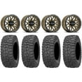 thumbnail image 1 of Raceline Krank 14" Bronze Wheels 28" Rock-A-Billy Tires Sportsman 550 850 1000, 1 of 4
