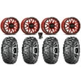 thumbnail image 1 of Raceline Krank 14" Red Wheels 30" BigHorn Tires Can-Am Commander Maverick Renegade Outlander Defender, 1 of 4