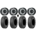 thumbnail image 1 of Raceline Krank 14" Wheels Black 30" Alpha Tires Kawasaki Mule Pro FXT, 1 of 4