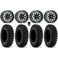 thumbnail image 1 of Raceline Krank 14" Wheels Black 30" Warrior XT Tires Sportsman RZR Ranger, 1 of 4