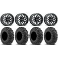 thumbnail image 1 of Raceline Krank 14" Wheels Black +38mm 30" MotoVator Tires Polaris RZR XP 1000 / PRO XP / Ranger XP 900/1000, 1 of 4