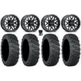 thumbnail image 1 of Raceline Krank 14" Wheels Black +38mm 30" Versa Cross V3 Tires Polaris RZR XP 1000 / PRO XP / Ranger XP 900/1000, 1 of 4