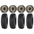 thumbnail image 1 of Raceline Krank 14" Wheels Br +38mm 30" Chicane DS Tires Sportsman RZR Ranger, 1 of 4
