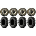 thumbnail image 1 of Raceline Krank 14" Wheels Bronze +38mm 28" MotoSlayer Tires Polaris RZR XP 1000 / PRO XP / Ranger XP 900/1000, 1 of 4
