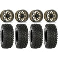thumbnail image 1 of Raceline Krank 14" Wheels Bronze +38mm 32" XC450 Tires Sportsman RZR Ranger, 1 of 4