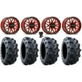 thumbnail image 1 of Raceline Krank 14" Wheels Red 28" Vampire II Tires Polaris RZR XP 1000 / PRO XP / Ranger XP 900/1000, 1 of 4