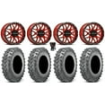thumbnail image 1 of Raceline Krank 14" Wheels Red 30" Lynx SXS Tires Polaris RZR XP 1000 / PRO XP / Ranger XP 900/1000, 1 of 4