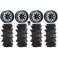 thumbnail image 1 of Raceline Krank 15" Wheels Black 32" Outlaw Max Tires Sportsman RZR Ranger, 1 of 4