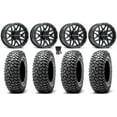 thumbnail image 1 of Raceline Krank 15" Wheels Black 32" RocScraper Tires Sportsman RZR Ranger, 1 of 4
