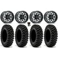 thumbnail image 1 of Raceline Krank 15" Wheels Black 32" Warrior XT Tires Sportsman RZR Ranger, 1 of 4