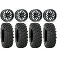 thumbnail image 1 of Raceline Krank 15" Wheels Black 32" XTR370 Tires Kawasaki Mule Pro FXT, 1 of 4