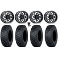 thumbnail image 1 of Raceline Krank 15" Wheels Black 33" Tenacity XNR Tires Can-Am Commander Maverick Renegade Outlander Defender, 1 of 4