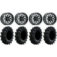 thumbnail image 1 of Raceline Krank 15" Wheels Black 34" Intimidator Tires Sportsman RZR Ranger, 1 of 4