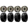 thumbnail image 1 of Raceline Krank 15" Wheels Bronze 29" Carnivore Tires Kawasaki Mule Pro FXT, 1 of 4