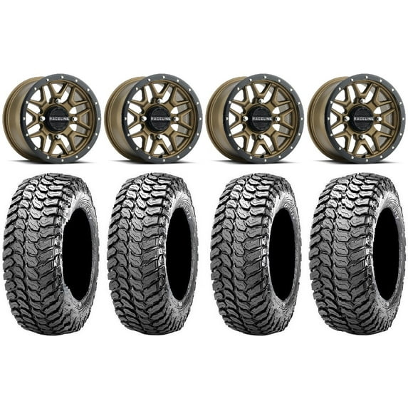Raceline Krank 15" Wheels Bronze 29" Liberty Tires Polaris RZR XP 1000 / PRO XP / Ranger XP 900/1000