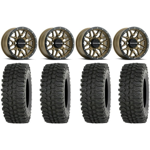 Raceline Krank 15" Wheels Bronze 33" BDC Tires Polaris RZR XP 1000 / PRO XP / Ranger XP 900/1000