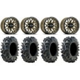 thumbnail image 1 of Raceline Krank 15" Wheels Bronze 34" Terminator Tires Can-Am Commander Maverick Renegade Outlander Defender, 1 of 4