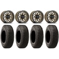thumbnail image 1 of Raceline Krank 15" Wheels Bronze 35" BFG KM3 Tires Can-Am Commander Maverick Renegade Outlander Defender, 1 of 4