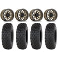 thumbnail image 1 of Raceline Krank 15" Wheels Bronze 35" Chicane DS Tires Sportsman RZR Ranger, 1 of 4