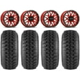 thumbnail image 1 of Raceline Krank 15" Wheels Red 32" Desert Series Tires Polaris RZR XP 1000 / PRO XP / Ranger XP 900/1000, 1 of 4
