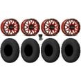 thumbnail image 1 of Raceline Krank 15" Wheels Red 33" Gripper R/T Tires Polaris RZR XP 1000 / PRO XP / Ranger XP 900/1000, 1 of 4
