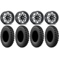 thumbnail image 1 of Raceline Krank XL 18" Wheels Black 35" MotoRally Tires Polaris RZR XP 1000 / PRO XP / Ranger XP 900/1000, 1 of 4