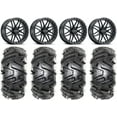 thumbnail image 1 of Raceline Krank XL 20" Wheels Black 34" Moto MTC Tires Sportsman RZR Ranger, 1 of 4