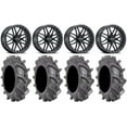 thumbnail image 1 of Raceline Krank XL 20" Wheels Black 38" BKT AT 171 Tires Can-Am Commander Maverick Renegade Outlander Defender, 1 of 4