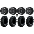 thumbnail image 1 of Raceline Omega 14" Wheels Black 26.5" Intimidator Tires Sportsman 550 850 1000, 1 of 4