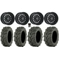thumbnail image 1 of Raceline Omega 14" Wheels Black 27" Mud Lite XTR Tires Polaris RZR XP 1000 / PRO XP / Ranger XP 900/1000, 1 of 4