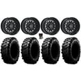 thumbnail image 1 of Raceline Omega 14" Wheels Black 28" Carnivore Tires Sportsman 550 850 1000, 1 of 4