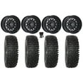 thumbnail image 1 of Raceline Omega 14" Wheels Black 30" RC500 Tires Sportsman RZR Ranger, 1 of 4