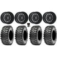 thumbnail image 1 of Raceline Omega 14" Wheels Black 30" Rampage Tires Can-Am Commander Maverick Renegade Outlander Defender, 1 of 4