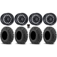 thumbnail image 1 of Raceline Omega 15" Wheels Gloss Black 30" MotoVator Tires Can-Am Maverick X3 / Honda Pioneer 1000 / Talon, 1 of 4