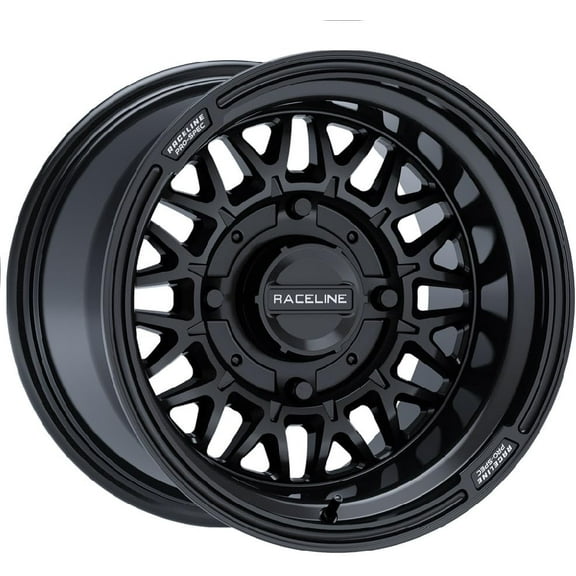 Raceline Omega 15x10 Wide ATV/UTV Wheel - Gloss Black (4/137) +0mm