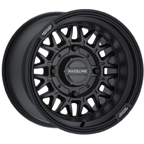 Raceline A13B-51037-00 A13 Omega Beadlock Wheel - 15x10 - 5+5 - 4/137 - Satin Black